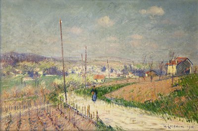 Kevät Ile de Francessa; Kevät Ile de Francessa, 1916 tekijältä Gustave Loiseau