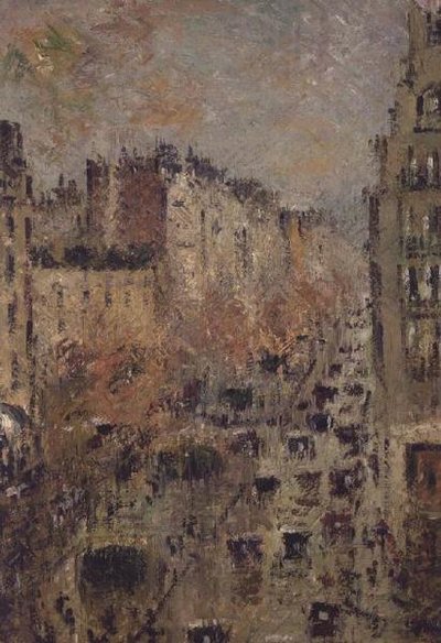Boulevard Raspail, 1928 tekijältä Gustave Loiseau