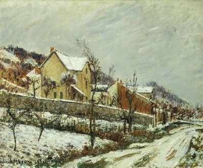 Kylä lumessa; Kylä lumessa, 1911 tekijältä Gustave Loiseau