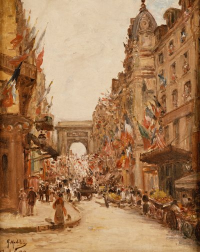 Bastille päivä tekijältä Gustave Madelein