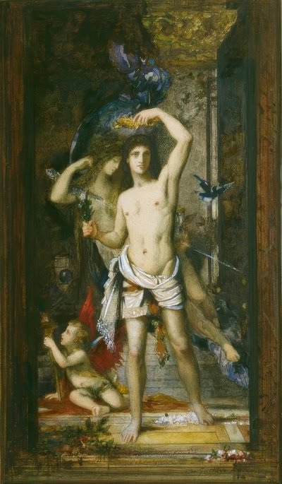 Le jeune homme et la mort tekijältä Gustave Moreau