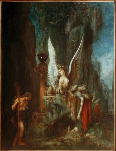 Oidipus traveller tai Equality ennen kuolemaa tekijältä Gustave Moreau