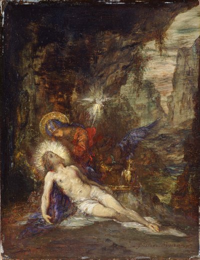 Pietà, c. 1876 tekijältä Gustave Moreau