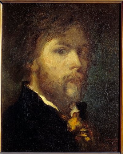 Gustave Moreaun (1826-1898) omakuvamaalaus 1850 Pariisi, Musee Gustave Moreau tekijältä Gustave Moreau