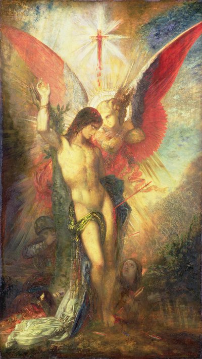 Huonekalut ja erilaiset esineet 1100- ja 1300-luvuilta tekijältä Gustave Moreau
