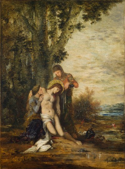 Marttyyri pyhä Sebastian tekijältä Gustave Moreau