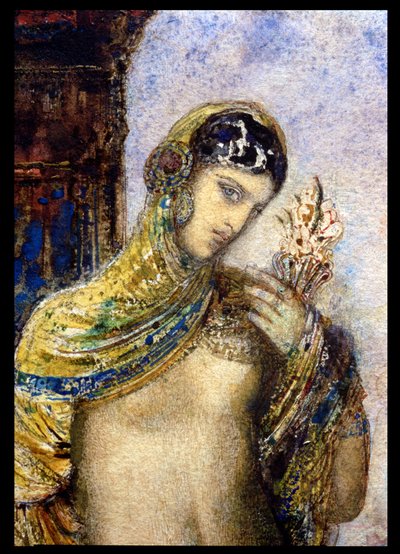 Laulujen laulu yksityiskohta 83718 tekijältä Gustave Moreau