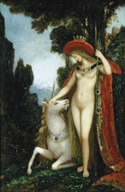 Yksisarvinen tekijältä Gustave Moreau