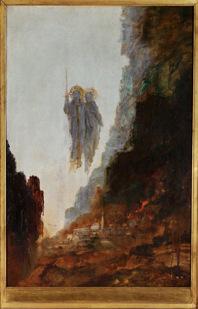Sodoman enkelit tekijältä Gustave Moreau