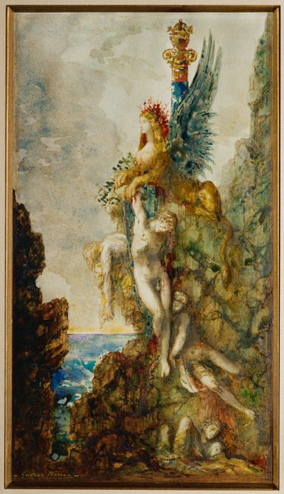 Voitokas sfinksi tekijältä Gustave Moreau