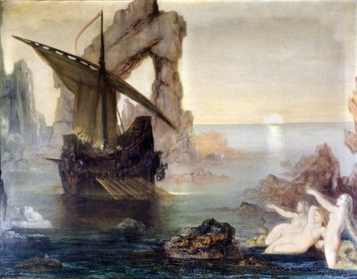 Gustave Moreaun Ulysses ja merenneidot. tekijältä Gustave Moreau