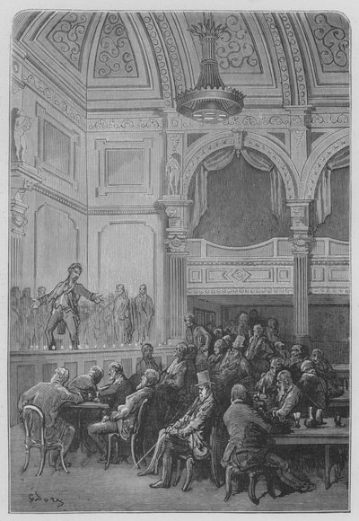 Kahvila-konsertti tekijältä Gustave after Dore