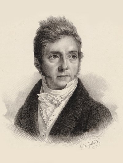 Muotokuva säveltäjä Pierre Jacques Joseph Rodesta 1774-1830. tekijältä Gustave de Galard