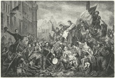 Jakso Belgian vallankumouksesta 1830 tekijältä Gustave Wappers