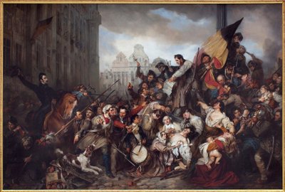 Belgian vallankumous 1830, 1835 tekijältä Gustave Wappers