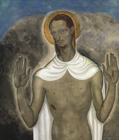 Cristo mostrando suas feridas finlandesa tekijältä Gustave Van de Woestyne