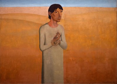 Kristus erämaassa tekijältä Gustave Van de Woestyne