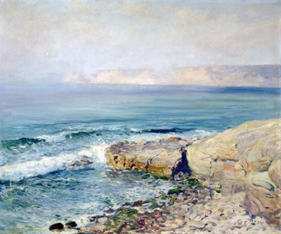 Saapuva sumu (öljy kankaalle) tekijältä Guy Rose