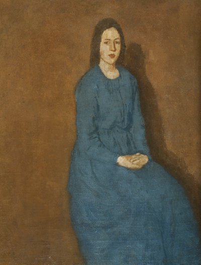 Nuori nainen sinisessä, n. 1914-1915 tekijältä Gwen John