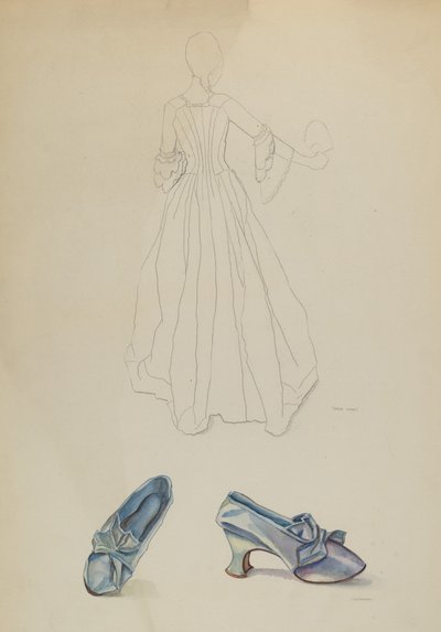 Puku ja tossut, c. 1936. tekijältä Gwyneth King