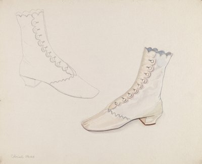 Quaker hääkengät, c. 1936. tekijältä Gwyneth King
