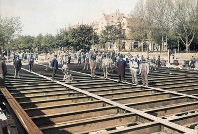 1896-17 rautatie Arena road Klösz György 2 (värillinen) tekijältä György Klösz