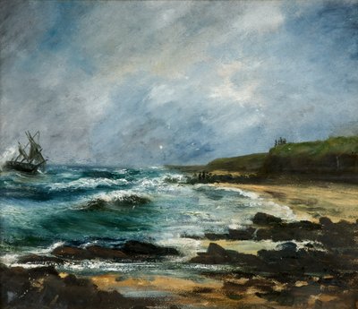 Venäläisen ketchin Julerneckin hylky Marsden Cliffsin edustalla tekijältä H.C.B. Scott