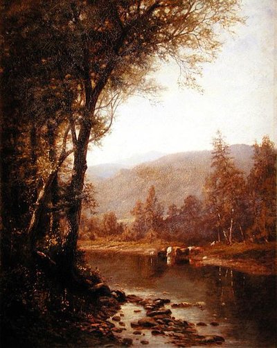 Landscape ng Tag-init (langis sa canvas)finn tekijältä H.J. Blauvelt