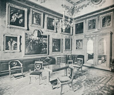 Valtion pukuhuone Windsorin linnassa, c1899, 1901 tekijältä HN King