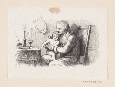 Kuvitus elokuvalle "The Naughty Boy" H.C. Andersen, "Satuja ja tarinoita", osa 1 tekijältä H.P. Hansen