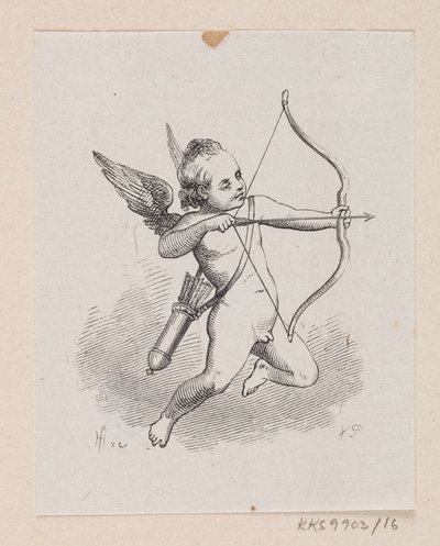 Kuvitus elokuvalle "The Naughty Boy" H.C. Andersen, "Satuja ja tarinoita", osa 1 tekijältä H.P. Hansen