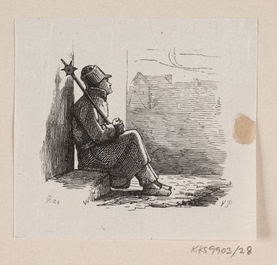 Kuvitus "Lykkens Kaloskerille" H.C. Andersen, "Satuja ja tarinoita", osa 1 tekijältä H.P. Hansen