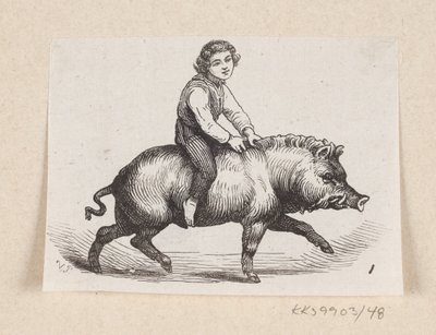 Kuvitus elokuvalle "The Metal Pig" H.C. Andersen, "Satuja ja tarinoita", osa 1 tekijältä H.P. Hansen