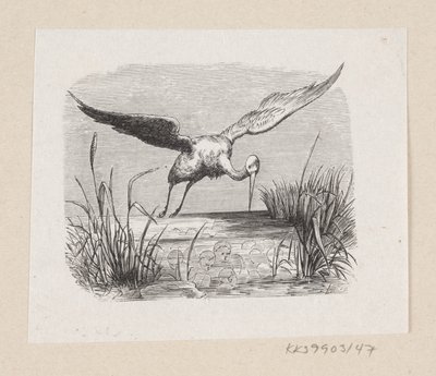 Kuvitus elokuvalle "The Storks" H.C. Andersen, "Satuja ja tarinoita", osa 1 tekijältä H.P. Hansen