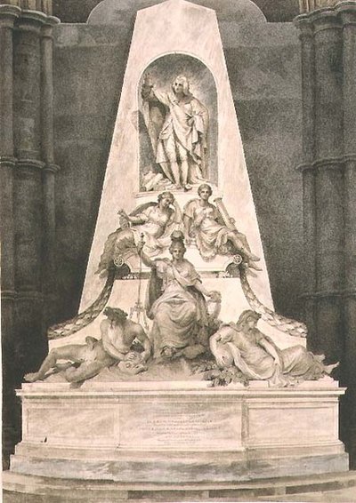 Lord Chathamin hauta, levy I Westminster Abbeystä, kaiverrus Williamson ja Thomas Sutherland, pubi. kirjoittanut Rudolph Ackermann (1764-1834) 1812 (akvatinta) tekijältä H. (after) Villiers