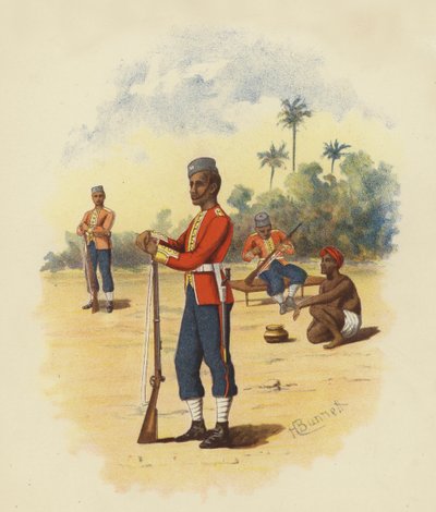 11. Bengalin syntyperäinen jalkaväki tekijältä H. Bunnett