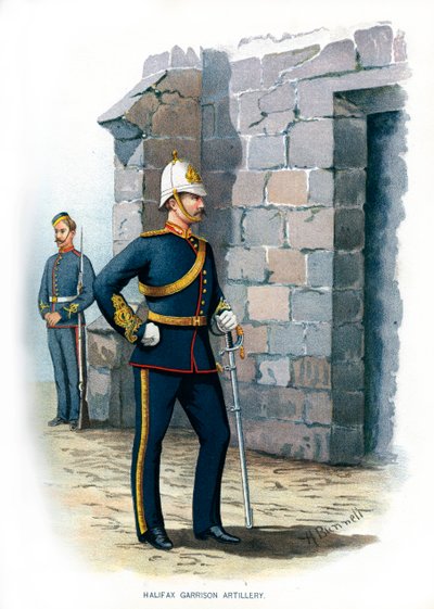 Halifax Garrison Artillery, 1890. tekijältä H. Bunnett