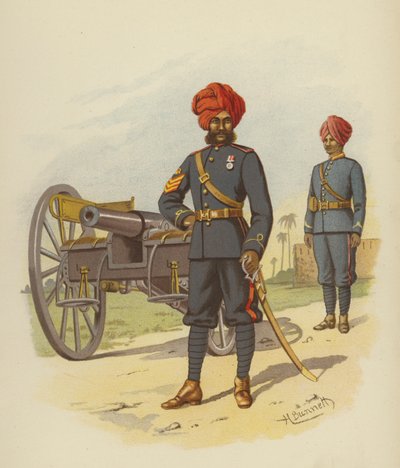 Bombayn tykistö tekijältä H. Bunnett