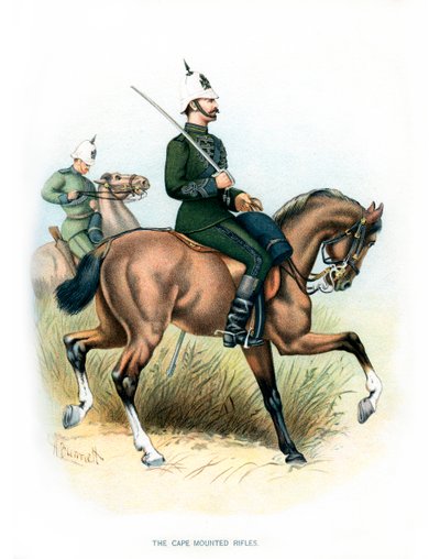 Cape Mounted Rifles, c1890. tekijältä H. Bunnett