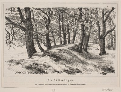 Fredriksborgin hevospuutarhasta tekijältä H. C. Henneberg