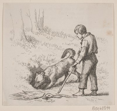 Il·lustració per a: "Mr. Mikkel" finlandès tekijältä H. C. Henneberg