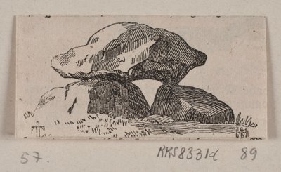 Kuvitus "Kivimonumenteille" tekijältä H. C. Henneberg