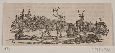 Rekiajelua porojen kanssa tekijältä H. C. Henneberg