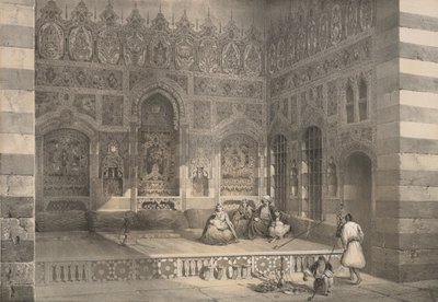100. An Iwan, Damaskoksessa, 1843. tekijältä H. Clerget