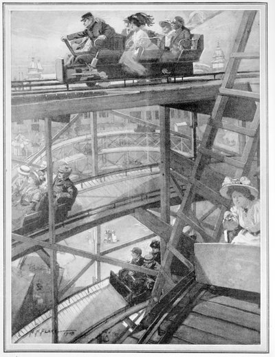 Kierrerauta ranskalais-brittiläisessä näyttelyssä 1908 tekijältä H. H. Flere