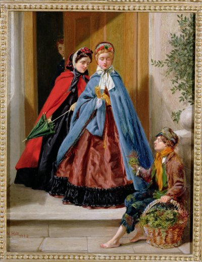 Kukkamyyjä, 1862 tekijältä H. Hilt