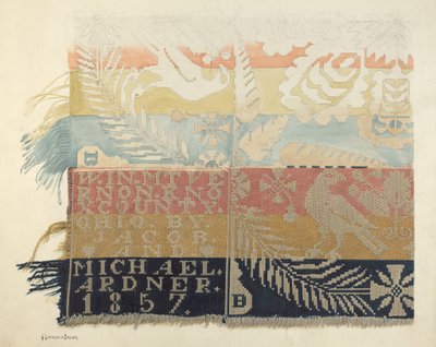 Jacquard-peitto tekijältä H. Langden Brown