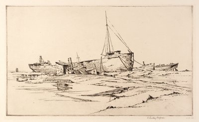 Marine Graveyard, Port Arthur tekijältä H. Lindley Hosford