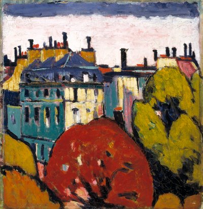 Maisema, Pariisi, 1912-1914. tekijältä H Lyman Sayen
