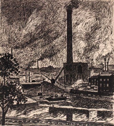 Untitled (Teollinen kohtaus) tekijältä H. Lyman Sayen